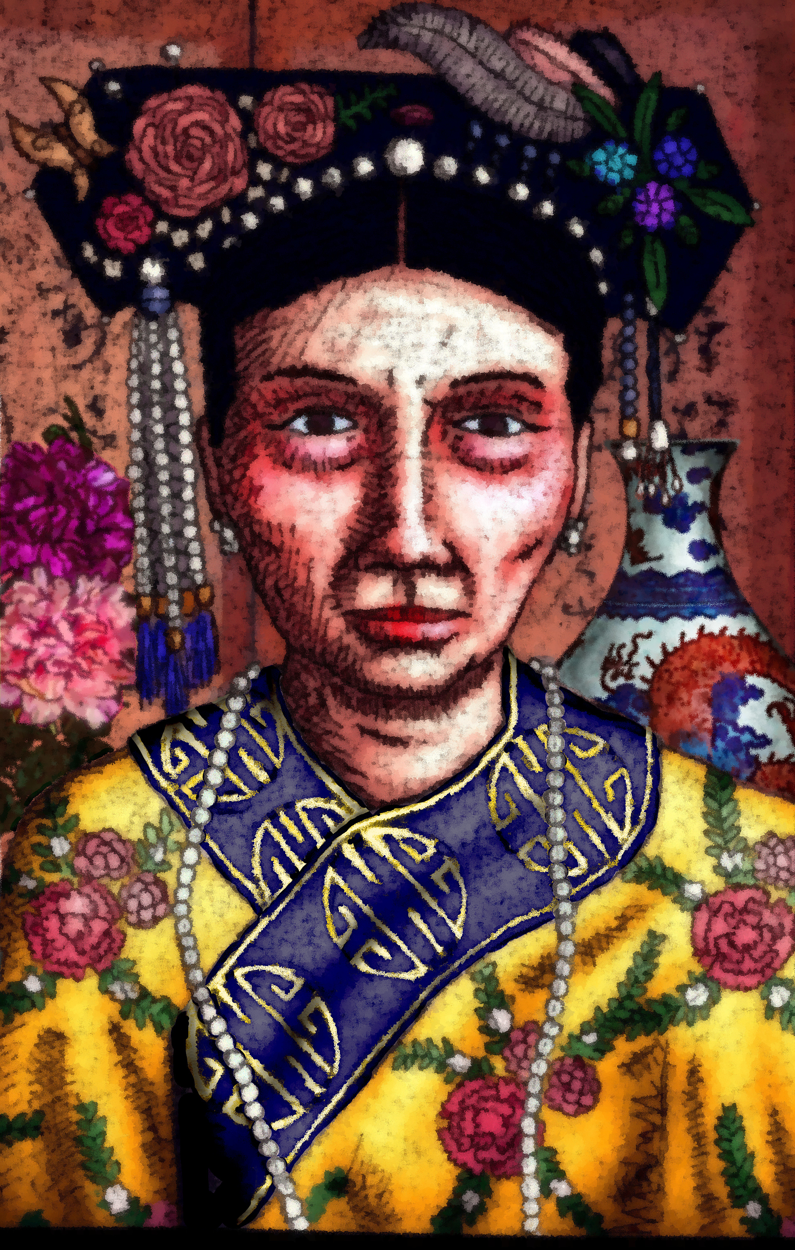 Empress Dowager Cixi young Qing dynasty china 