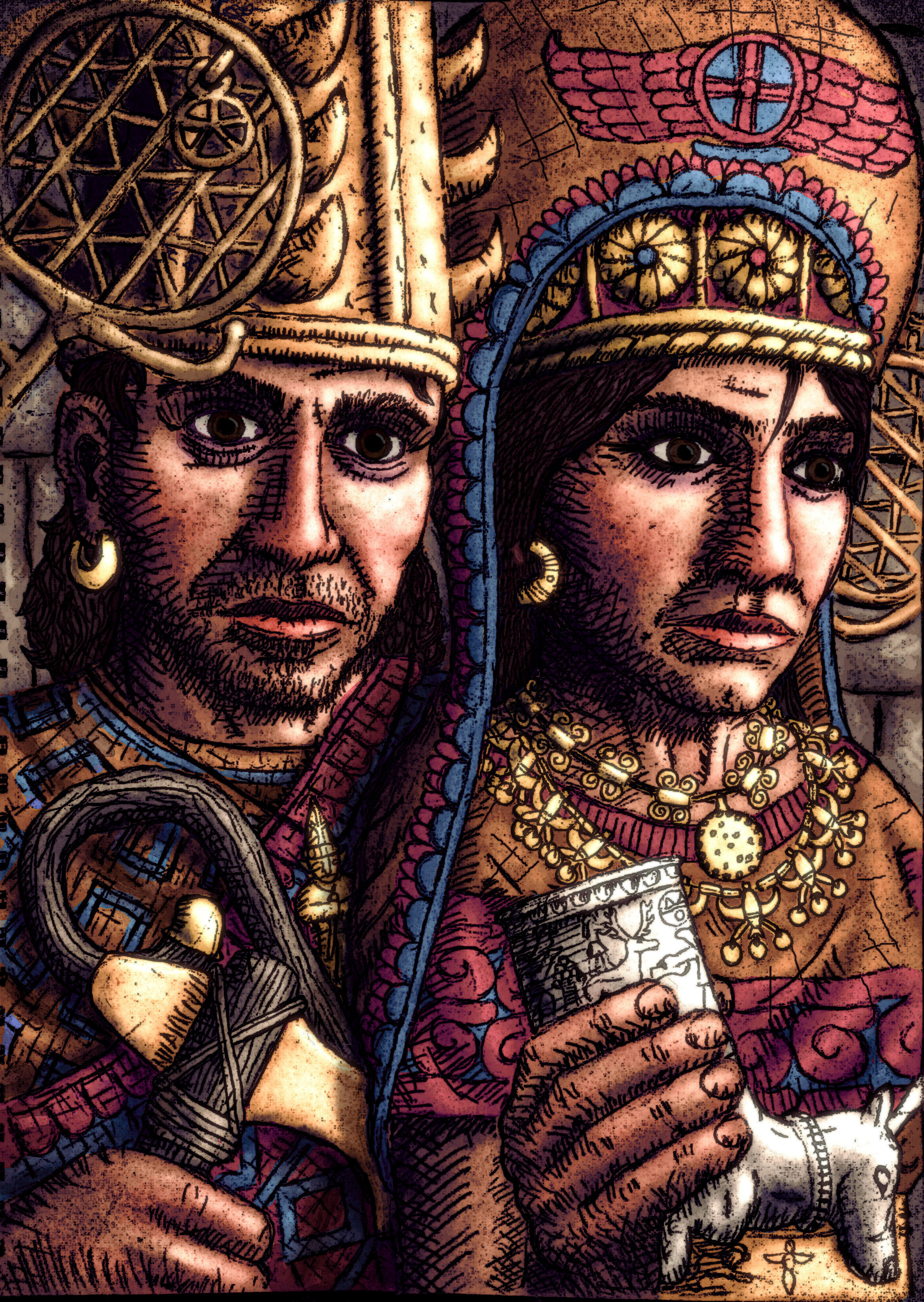 Hittite man and woman