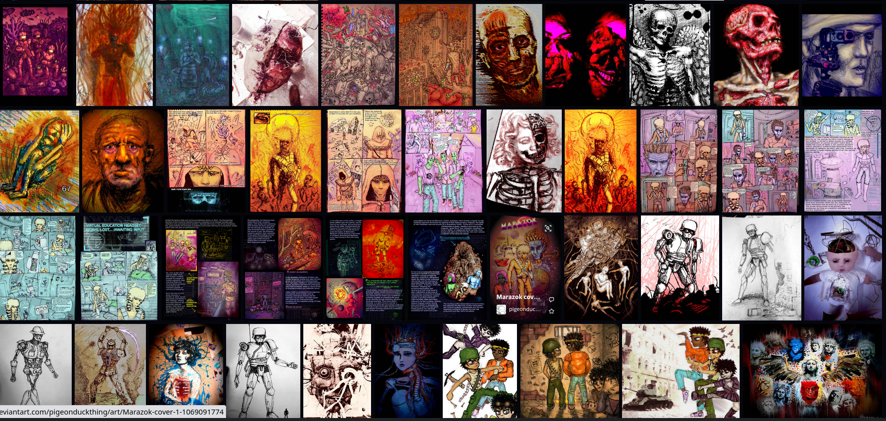 a photo of one of my art accounts